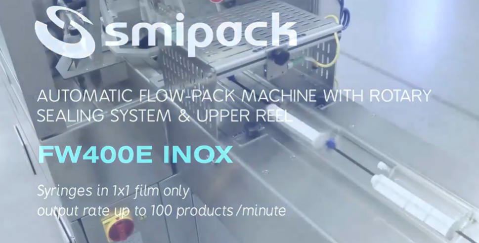 💉 Envasadora horizontal flow pack 𝗙𝗪𝟰𝟬𝟬𝗘 𝗜𝗡𝗢𝗫. Diseñada para la industria Farmacéutica.